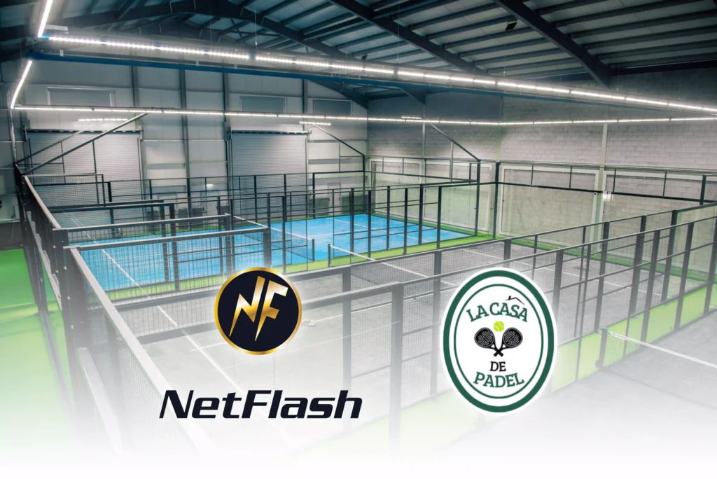 Η NetFlash χορηγός στο νέο γήπεδο padel La Casa de Padel στο Τσέρι